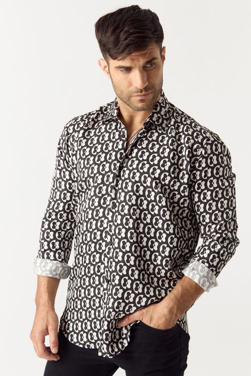 Camisa Ml Atina Negro