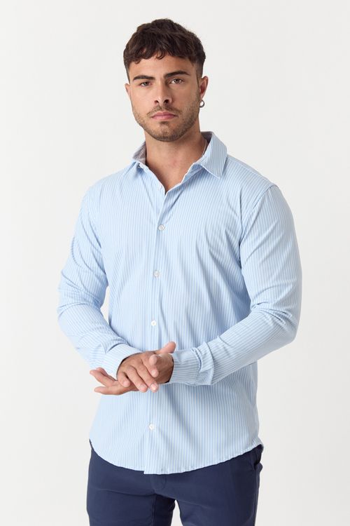 Camisa Ml Ayana Celeste