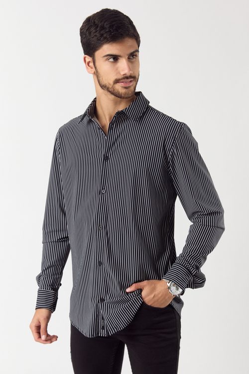 Camisas Ml Aurora Negro