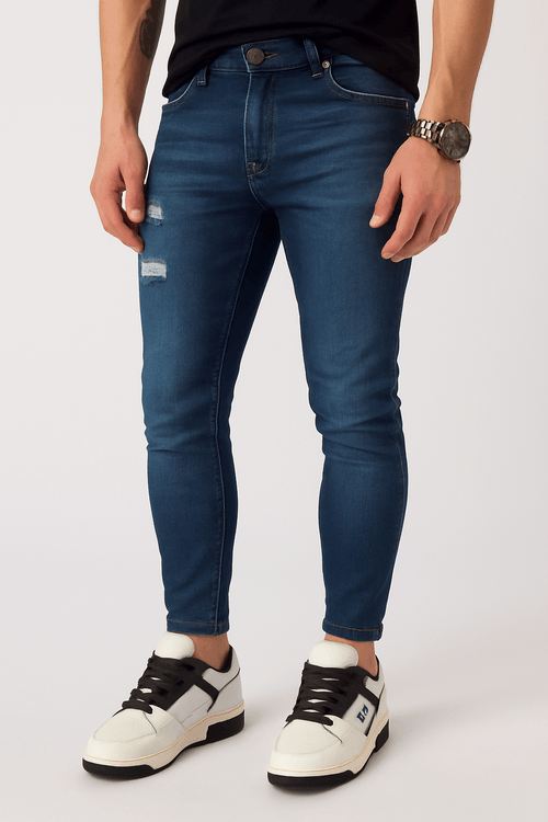 Jean Skinny Tesura Azul