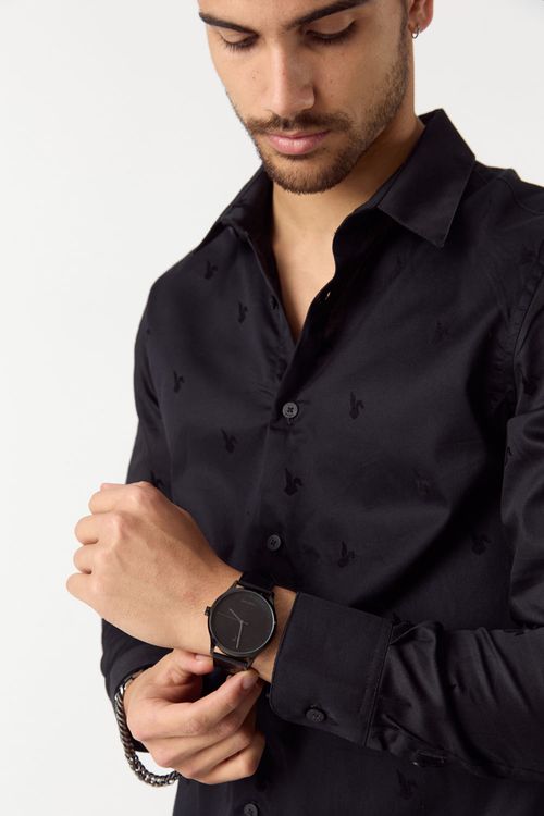 Camisa Ml Artical Negro