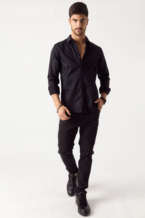 Camisa Ml Artical Negro