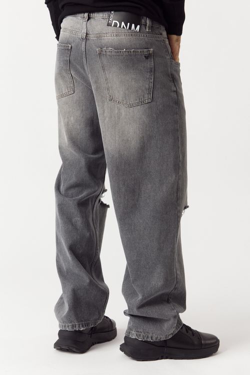 Jean Relax Wide Leg Titanio Negro