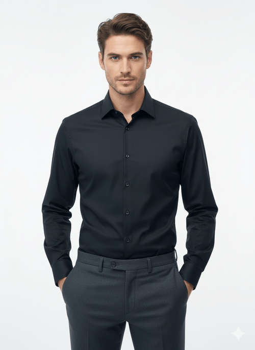 Camisa Ml Anessa Negro