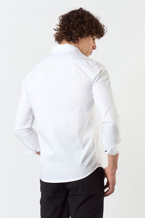 Camisa Ml Arlo Plus Black Blanco