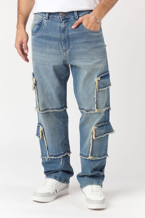 Jean Relax Cargo Tennesse Azul