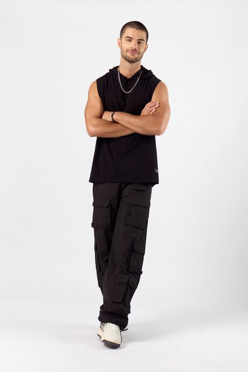 Remera Sm Florida Plus Negro