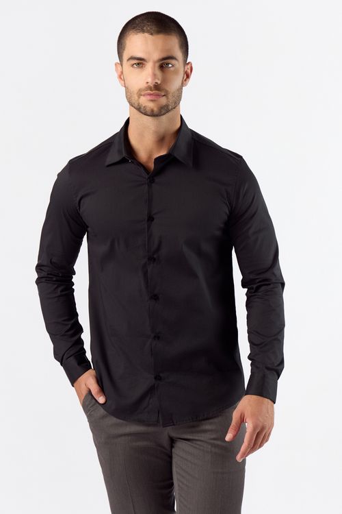 Camisa Ml Anessa Negro
