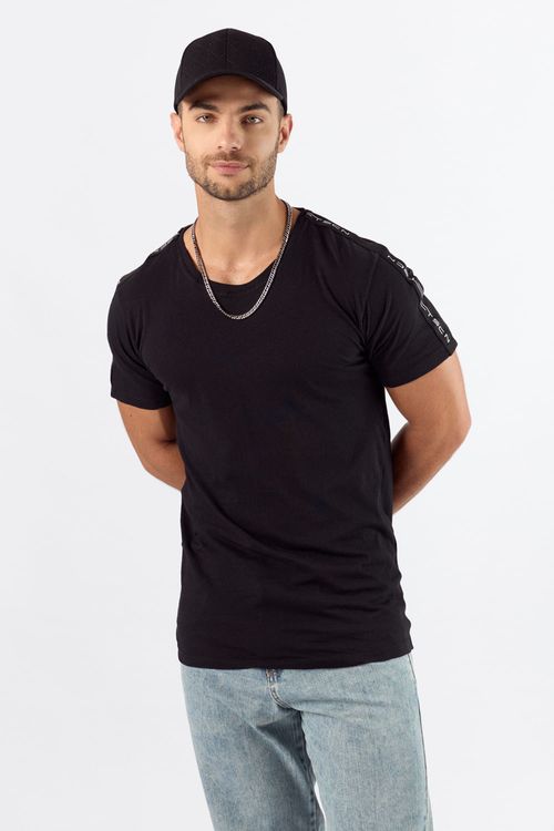 Remera Mc Buenno PlIs Negro