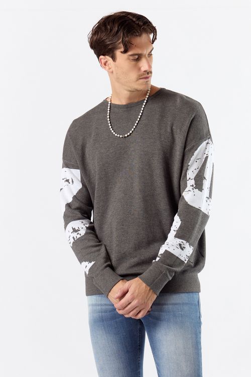 Sweater Dave Gris Topo